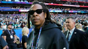 Le rappeur Jay-Z en marge du Superbowl, le 12 février 2023