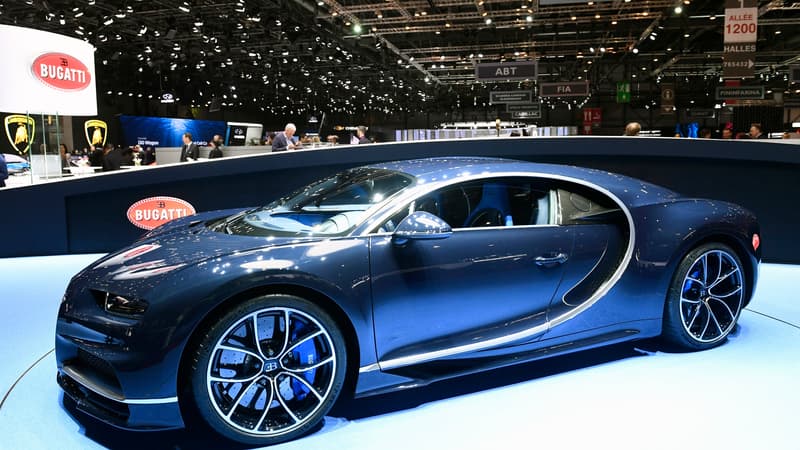 Image d'illustration - Une Bugatti Chiron comme celle-ci est impliquée dans un accident avec d'autres voitures de sport la semaine dernière en Suisse.