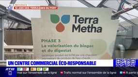 Marseille: une station de microméthanisation sur le toit des Terrasses du Port