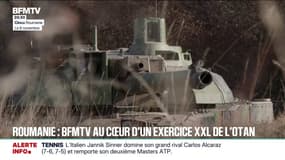 En Roumanie, les équipes de BFMTV ont pu assister à un exercice militaire géant de l'Otan