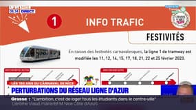 Nice: la ligne 1 du tramway perturbée en raison du carnaval