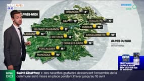 Météo Alpes du Sud: un lundi ensoleillé avec des températures élevées, 15°C à Digne-les-Bains