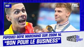 Natation : Popovici défie Marchand sur 200m nage libre, "il a bien raison" valide Madiot