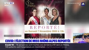 L'élection de Miss Rhône-Alpes reportée au 7 novembre