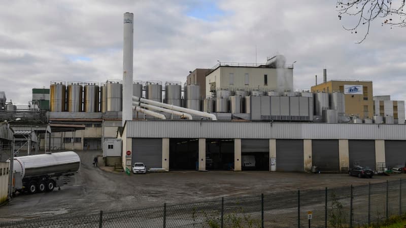 L'usine Lactalis de Craon en Mayenne, qui aurait été contaminée, selon le groupe.