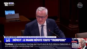 Dérapage des finances publiques: Bruno Le Maire réfute "toute dissimulation" ou "volonté de tromperie"