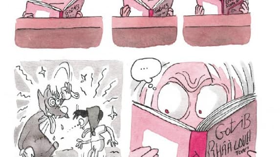 Une page du deuxième tome de "Pucelle" de Florence Dupré La Tour