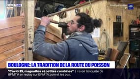 Audresselles: un jeune charpentier s'active en coulisses pour construire deux bateaux flobarts pour la Route du Poisson
