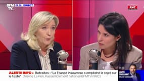 Le Pen : "LFI a empêché le rejet du texte puisqu'il en a empêché le vote"