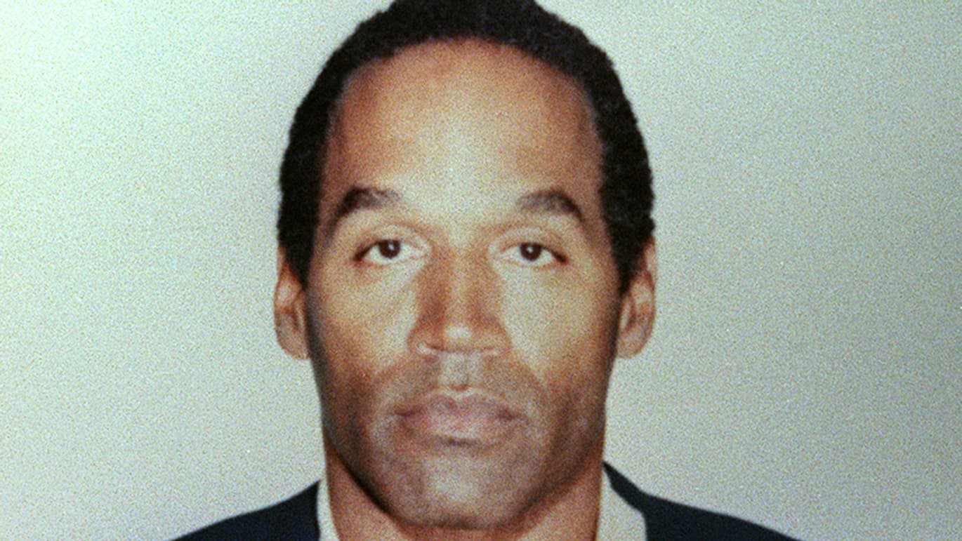Le footballeur américain O.J. Simpson, arrêté en 1994.