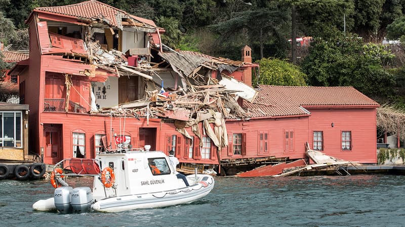 La villa détruite datait du 19e siècle.