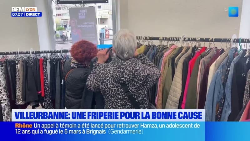 Villeurbanne : Une friperie pour la bonne cause