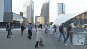 Le quartier des affaires de La Défense à l'ouest de Paris.