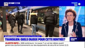 Pour Sylvie Charles, directrice générale de Transilien SNCF, l'offre des Transilien "est adaptée à la rentrée"