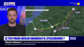 La nouvelle LGV Paris-Berlin pourrait contourner Strasbourg