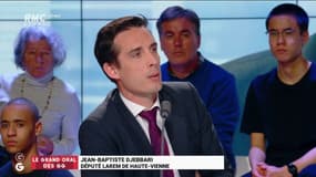 #GrandOral - Comparaison entre le voile et un serre-tête d'une petite catholique : "Je suis en désaccord avec @Aurelientache parce que ça va à rebours avec ce qui se passe dans le monde arabo-musulman !" " @Djebbari_JB #GGRMC 