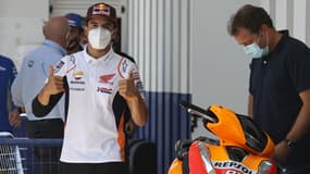 Marc Marquez, blessé mais toujours en piste