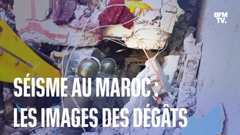Séisme au Maroc: les images des dégâts