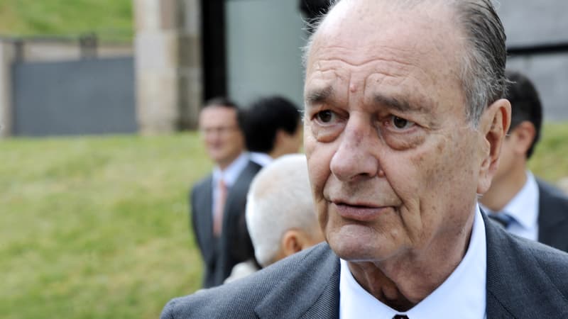 L'ancien président français, Jacques Chirac, à Sarran, le 11 juin 2011