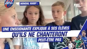  Mondial rugby : Quand une enseignante explique à ses élèves qu'ils ne chanteront peut-être pas