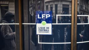 Logo de la LFP à son siège en 2024