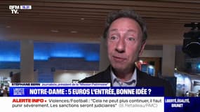Entrée payante de Notre-Dame de Paris: "Une chose doit être claire: on ne fait pas payer les gens pendant les offices", réagit Stéphane Bern