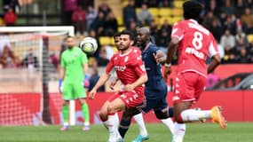 Kevin Volland et Danilo Pereira, à Monaco le 20 mars 2022