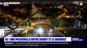 Seine-Saint-Denis: une nouvelle passerelle entre Dugny et le Bourget