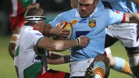 Imanol Harinordoquy et Nicolas Mas