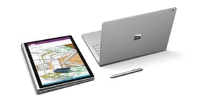 Microsoft Surface Book est le premier PC portable hybride pensé, dessiné et construit par le géant américain.