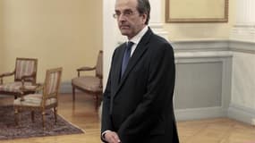 Le nouveau Premier ministre grec, Antonis Samaras, a mis en place jeudi une équipe gouvernementale restreinte avec pour objectif affiché d'obtenir un assouplissement des conditions de renflouement du pays, tout en le maintenant dans la zone euro. /Photo p