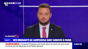 Migrants de Lampedusa à Paris: "L'Union Européenne ne fonctionne pas en termes d'immigration, on ne contrôle pas nos frontières", pour Kévin Mauvieux (RN)