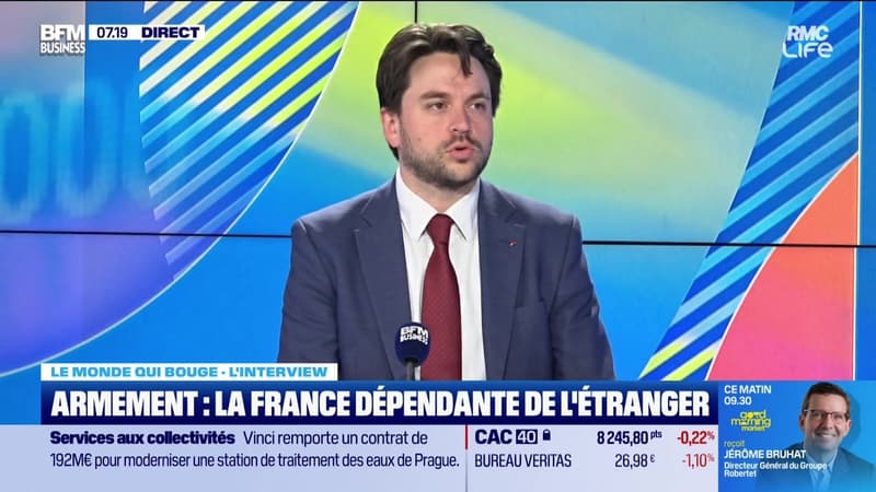 Le monde qui bouge - L'Interview : Armement, la France dépendante de l'étranger - 10/04