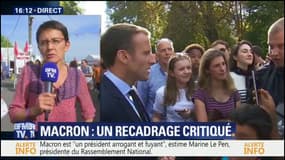 "Macron devrait se faire embaucher à Pôle Emploi." Arthaud se dit "révoltée" par ses propos à un jeune chômeur