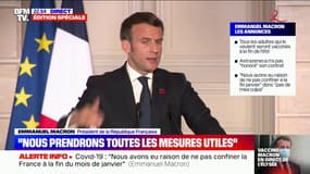 Emmanuel Macron: "Sans doute dans les prochains jours, les prochaines semaines, nous aurons des nouvelles mesures à prendre"