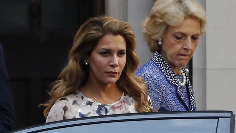 La princesse Haya à Londres ce mercredi.