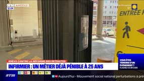 Marseille: infirmier, un métier pénible dès l'âge de 25 ans