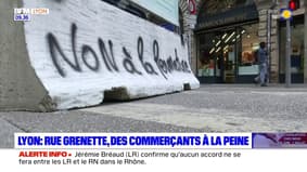 Lyon: des commerçants à la peine avec les travaux de la rue Grenette