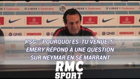 PSG : "Pourquoi es-tu venue ?", Emery répond à une question sur Neymar en se marrant