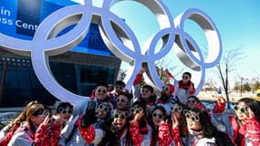 Des volontaires des JO 2018