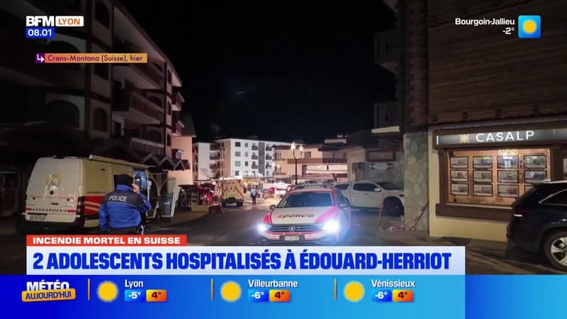Incendie mortel en suisse : 2 adolescents héliportés en urgence à Lyon