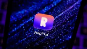 L'application Replika.