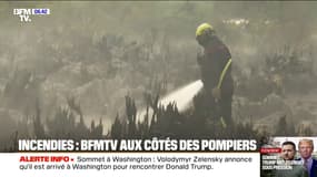 Incendies: "Notre objectif, c'est d'attaquer le plus rapidement possible les feux", plus de 200 pompiers mobilisés dans les Pyrénées-Orientales