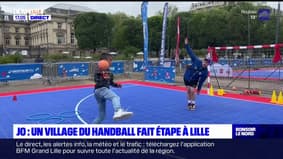 JO 2024: un village du handball fait étape à Lille