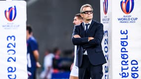Fabien Galthié avant le match de Coupe du monde France-Uruguay (27-12), le 14 septembre 2022