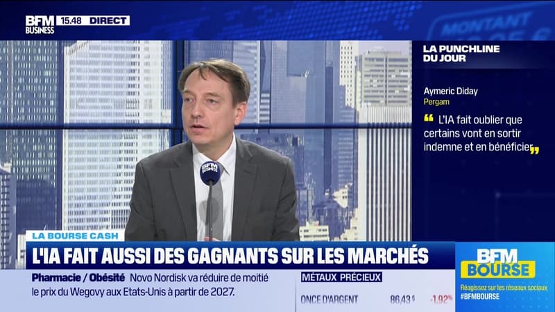 La bourse cash : "L'IA fait oublier que certains vont en sortir indemne et en bénéficier" - 24/02
