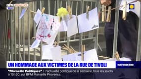 Marseille: hommage aux victimes de la rue de Tivoli