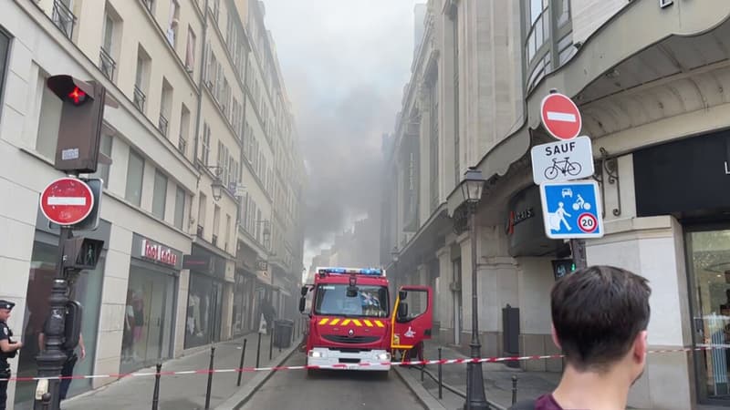 Un incendie est en cours rue de la Verrerie à Paris, à proximité du BHV