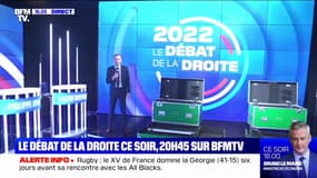 Les Républicains: découvrez le plateau du débat diffusé ce soir à 20h45 sur BFMTV