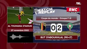Coupe du monde 2022 : Le Maroc réalise l'exploit de battre la Belgique (2-0), le goal replay de RMC